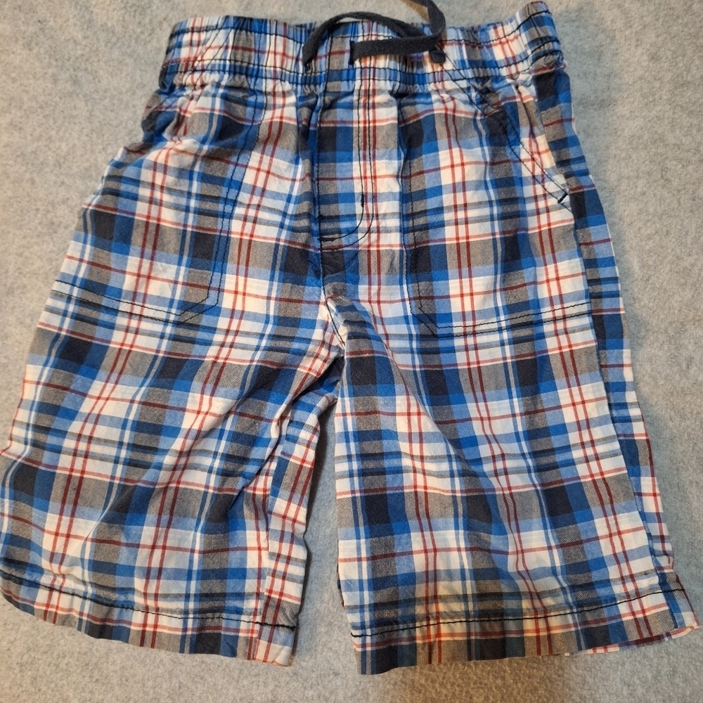 Koala Kids Blue Red Plaid Shorts Size 5T